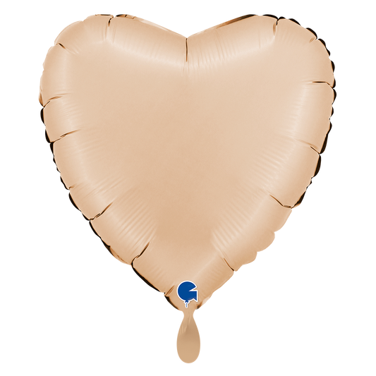 1 Ballon XL – Hart – Satin Nude