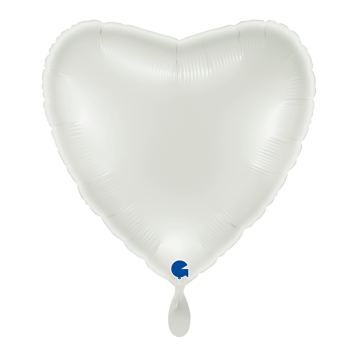 1 Ballon XL - Cœur - Blanc