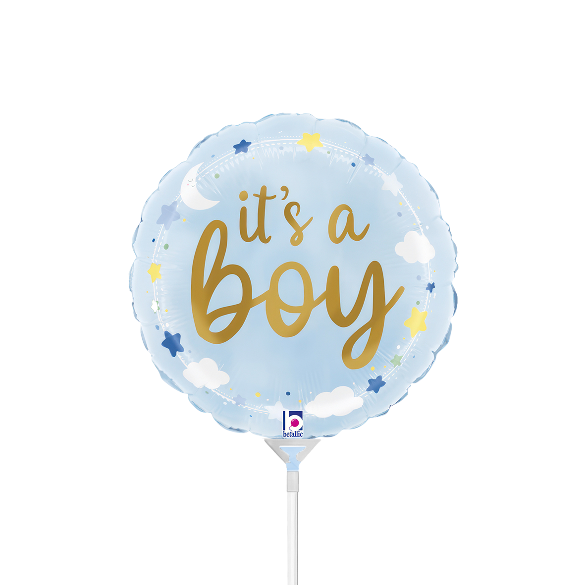 10 mini-ballons gonflables à air - It's A Boy Étoiles et Nuages (Non emballé)