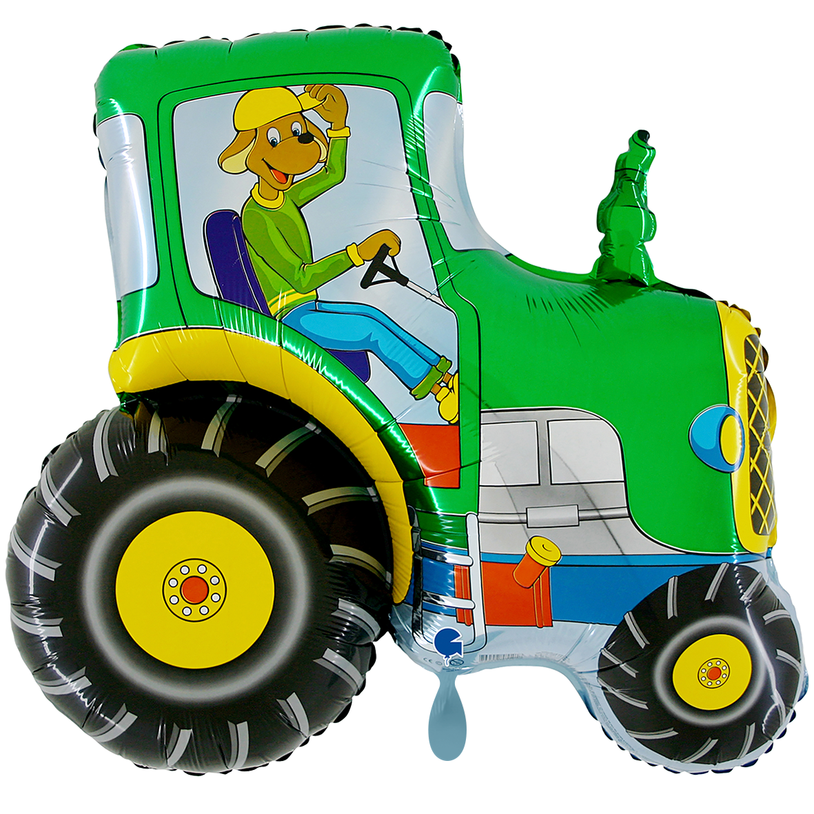 1 Ballon XXL - Tracteur vert
