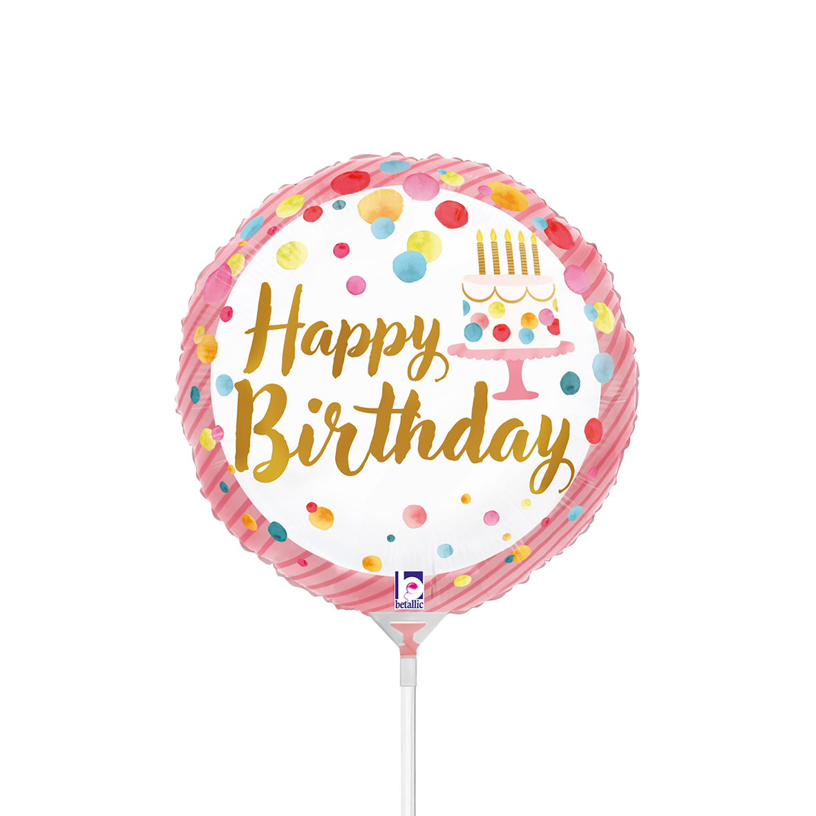 10 mini-ballons à air - Satin Anniversaire Rose Fête (non emballé)