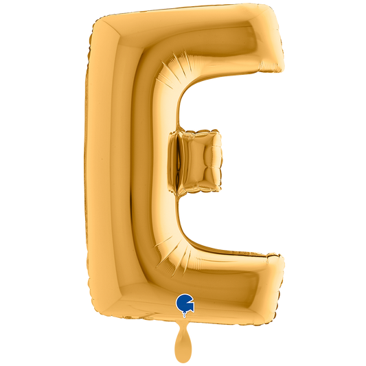 1 Ballon Géant - Lettre E - Or