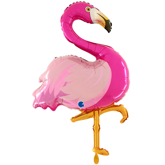 1 Ballon XXL - Flamant rose