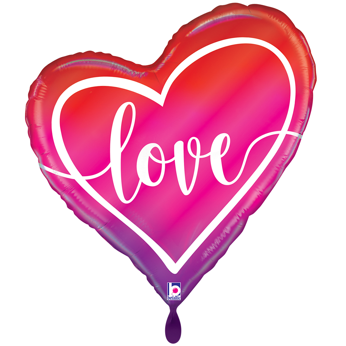 1 Ballon XXL - Opal Ombre Love