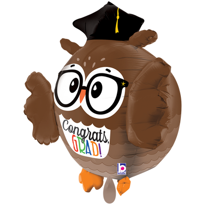 1 Ballon XXL - Dimensionals Grad Owl