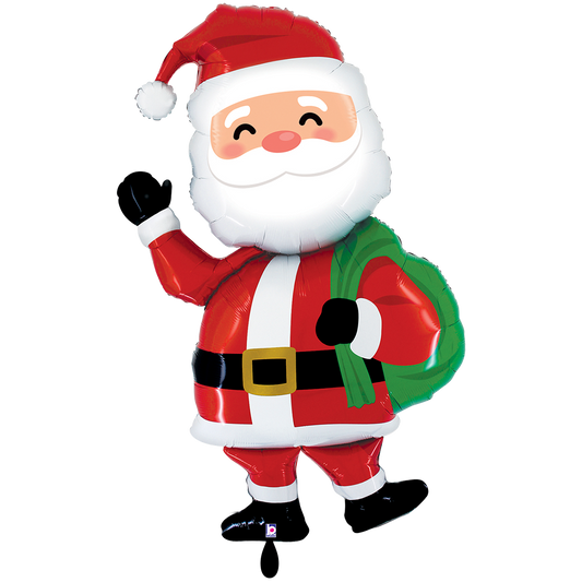 1 Ballon Géant - Livraison Spéciale du Père Noël