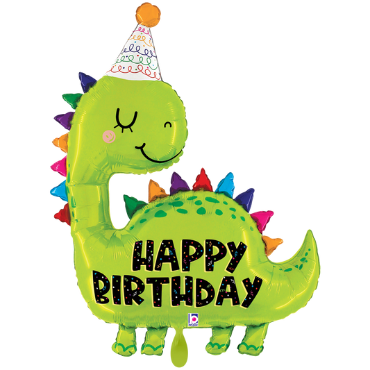 1 Ballon XXL - Anniversaire Dino