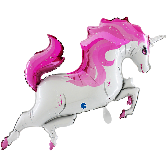 1 Ballon XXL - Unicorn Corps rose