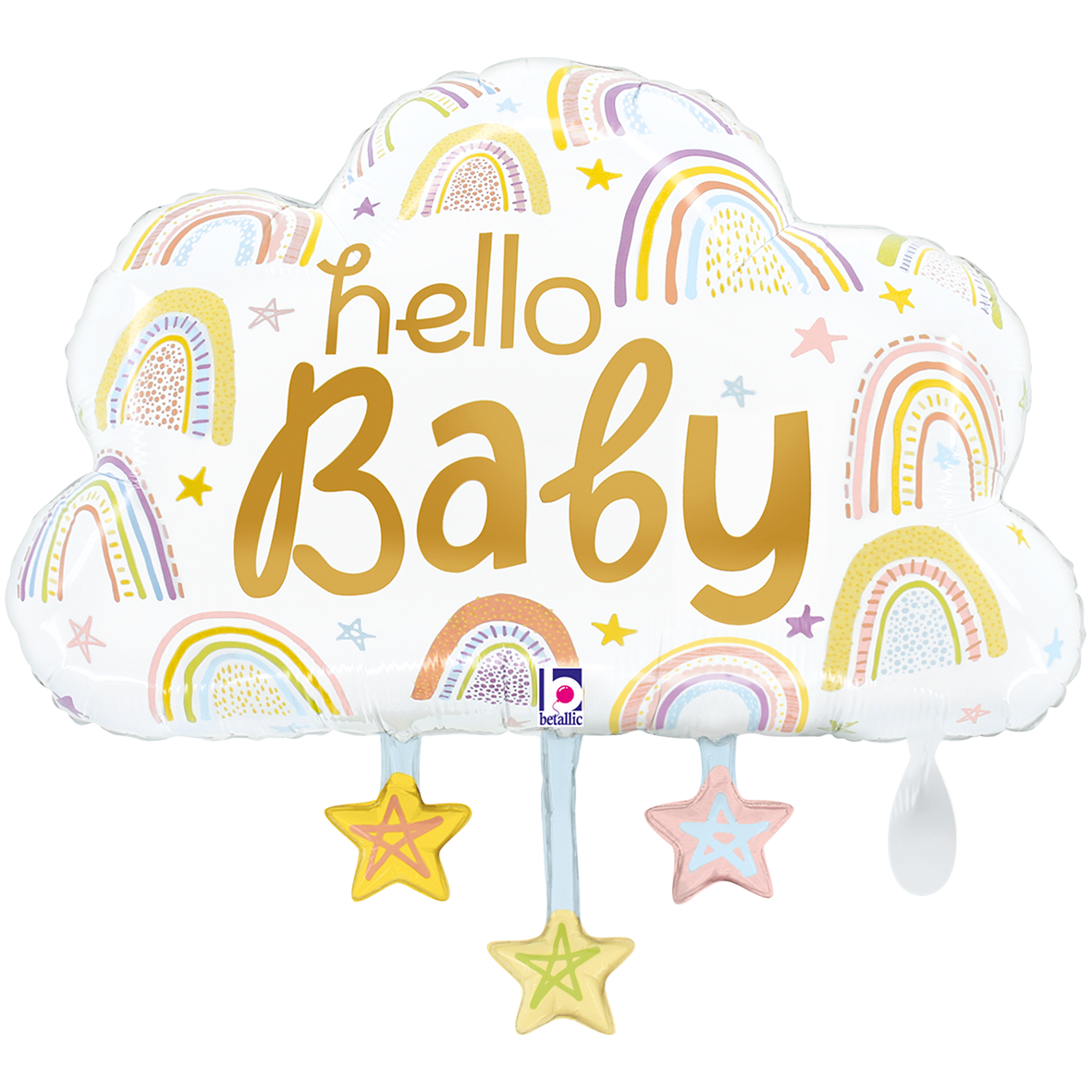 1 Ballon XXL - Hello Baby Cloud