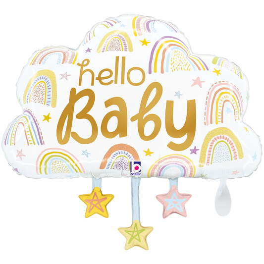 1 Ballon XXL - Hello Baby Wolk