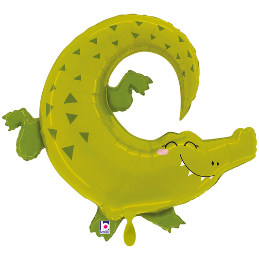 1 Ballon XXL - Alligator de la jungle