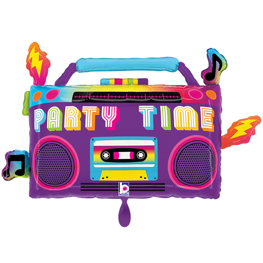 1 Ballon XXL - Party Time Boombox