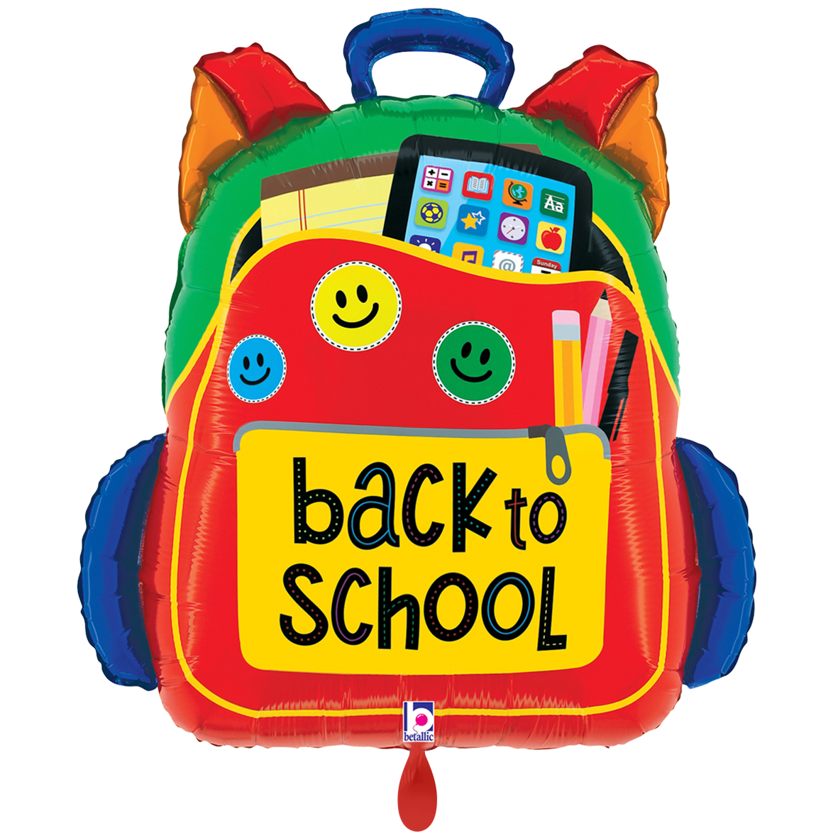 1 Ballon XXL - Back To School rugzak
