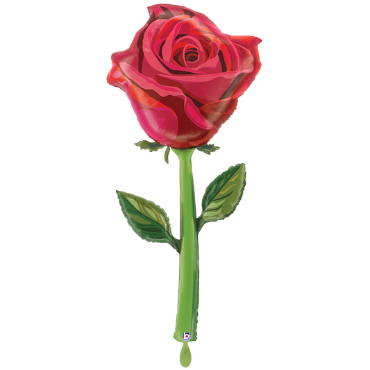 1 Ballon XXL - Rose de Satin Fresh Picks