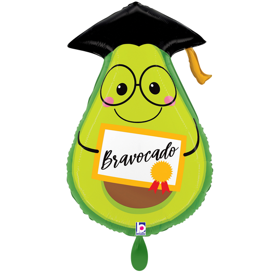 1 Ballon XXL - Gefeliciteerd Bravocado
