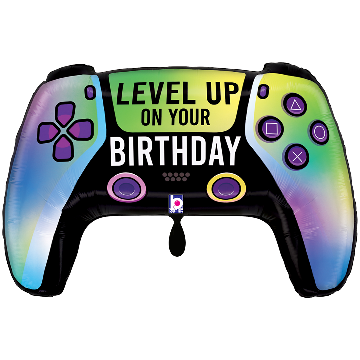 1 Ballon XXL - Vivid Game Controller Geburtstag