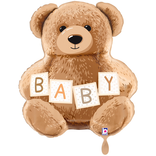 1 Ballon XXL - Baby-Teddybär