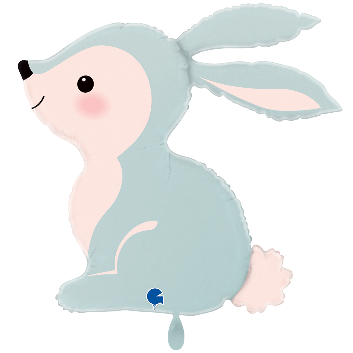 1 Ballon XXL - Woodland Blue Bunny