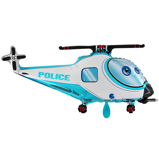 1 Ballon XXL - Hélicoptère de police