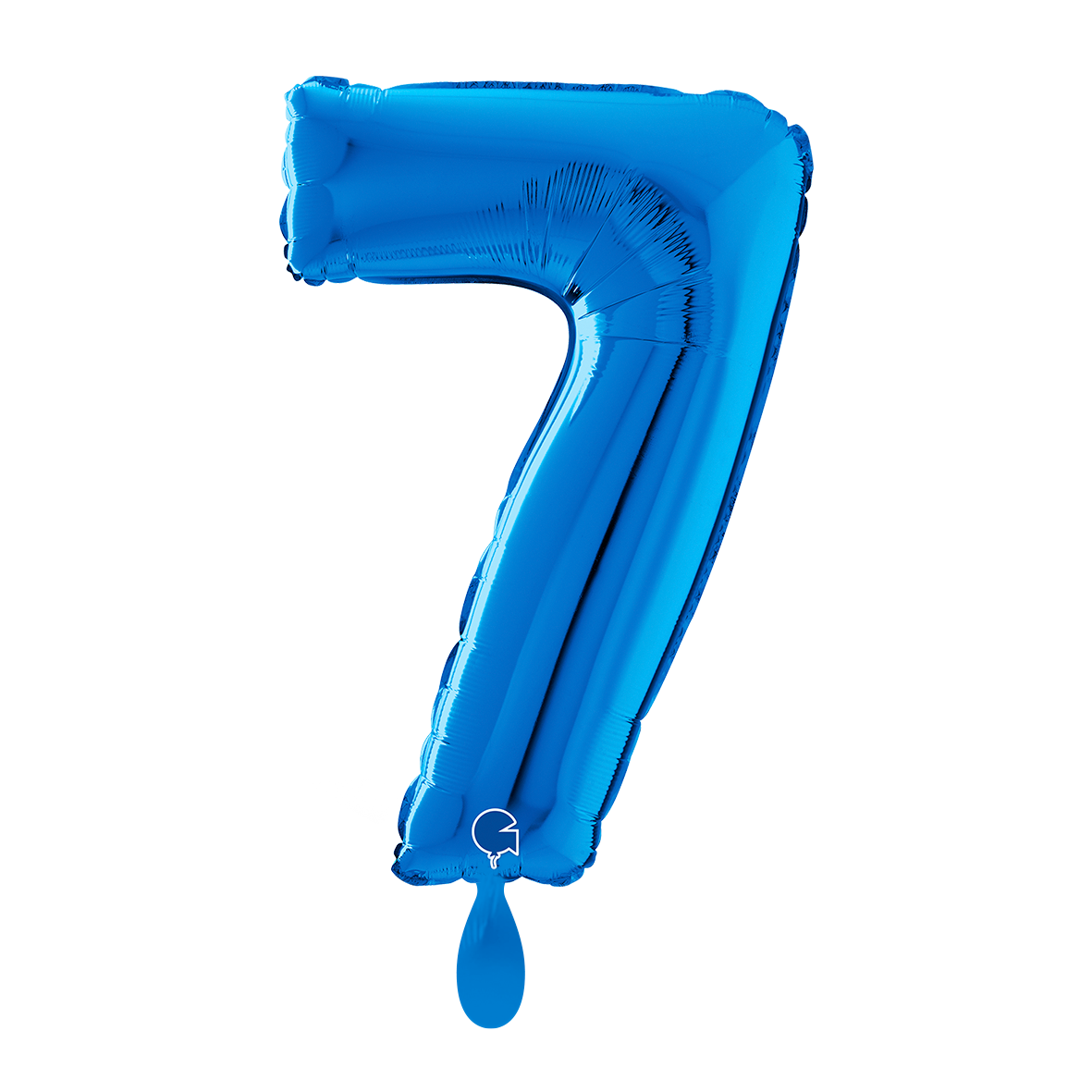 1 Ballon XL – Cijfer 7 – Blauw