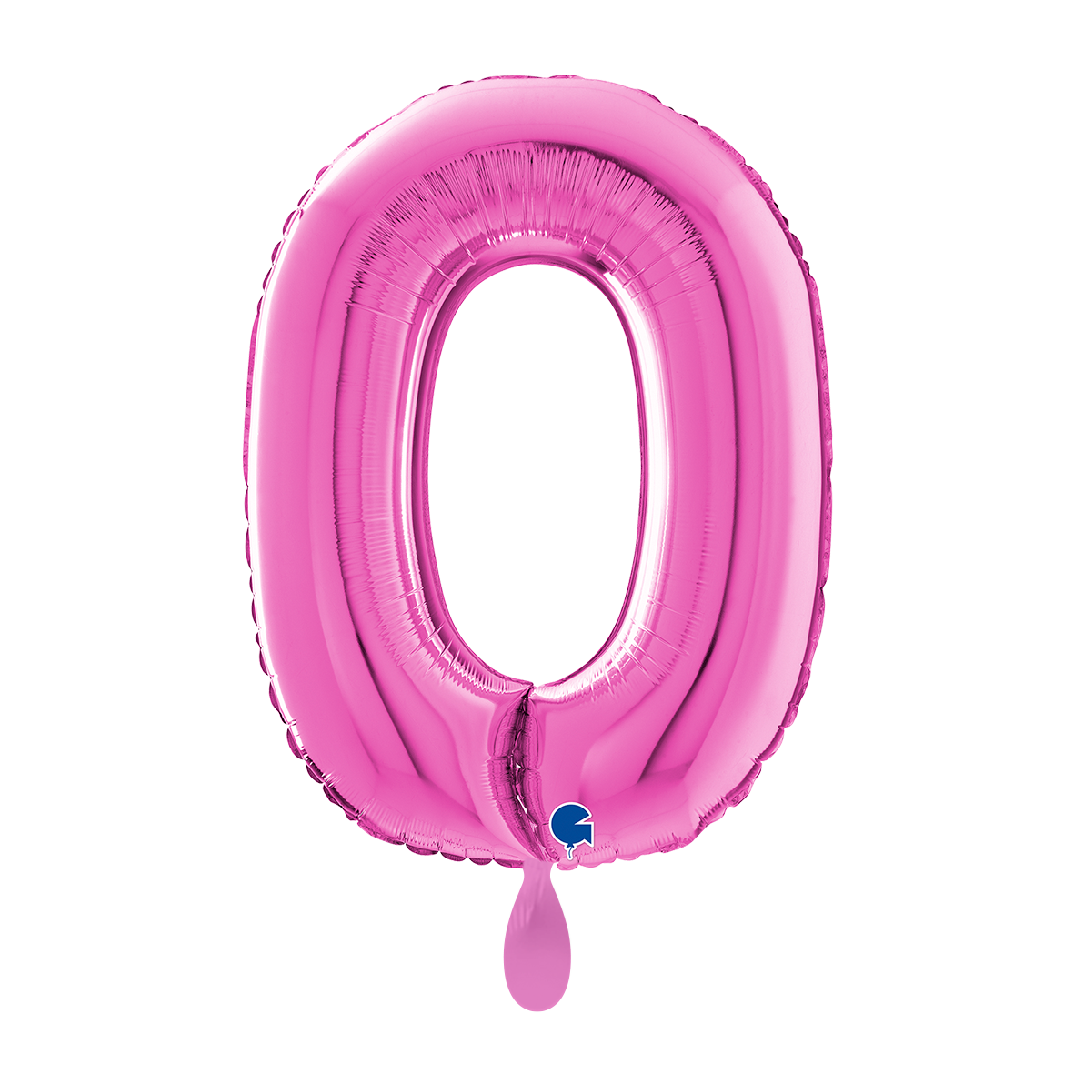 1 Ballon XL - Chiffre 0 - Fuxia