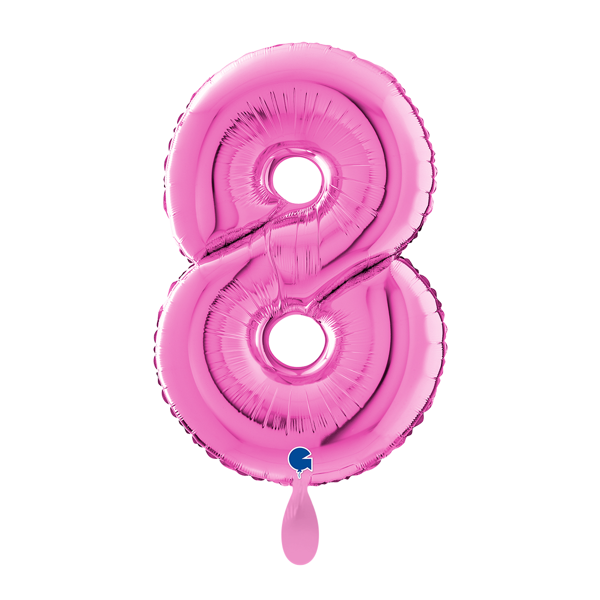 1 Ballon XL - Chiffre 8 - Fucsia