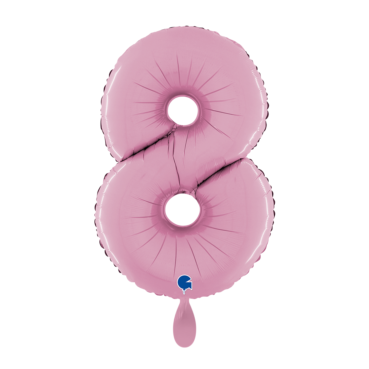 1 Ballon XL - Chiffre 8 - Rose Pâle