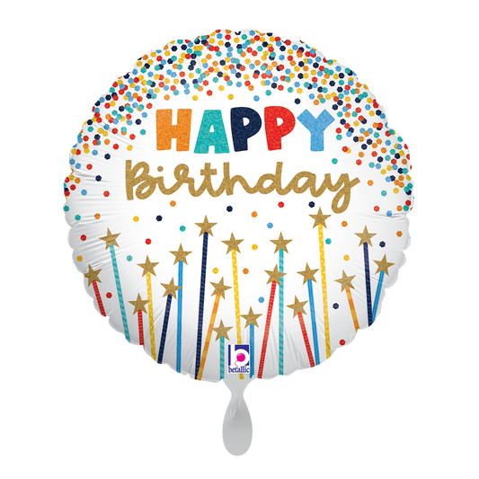 1 ballon - Verjaardagssterkaarsjes