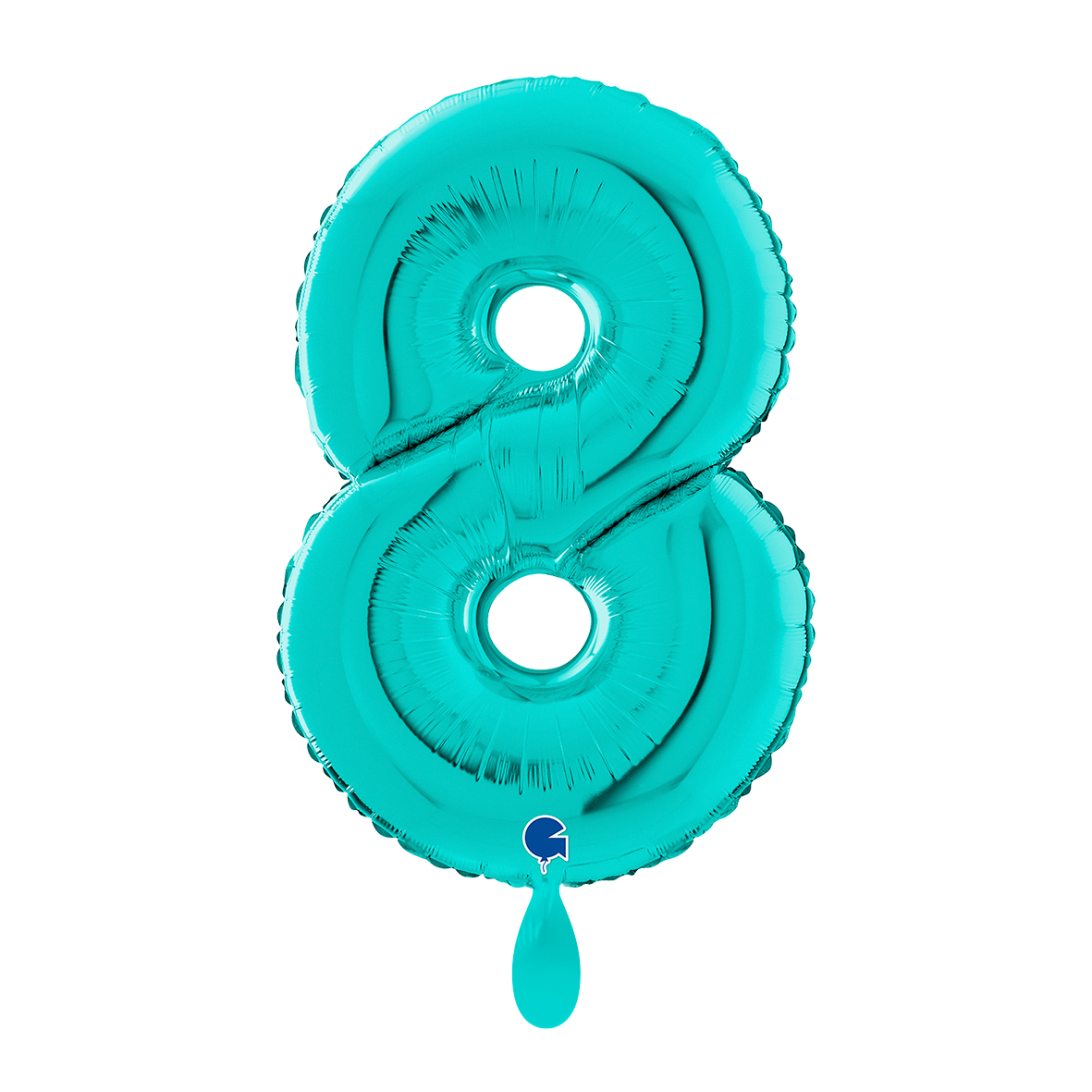 1 Ballon XL - Chiffre 8 - Tiffany