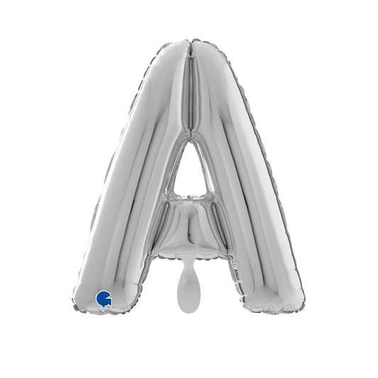 1 Ballon XL - Lettre A - Argent