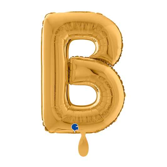 1 Ballon XL - Lettre B - Or