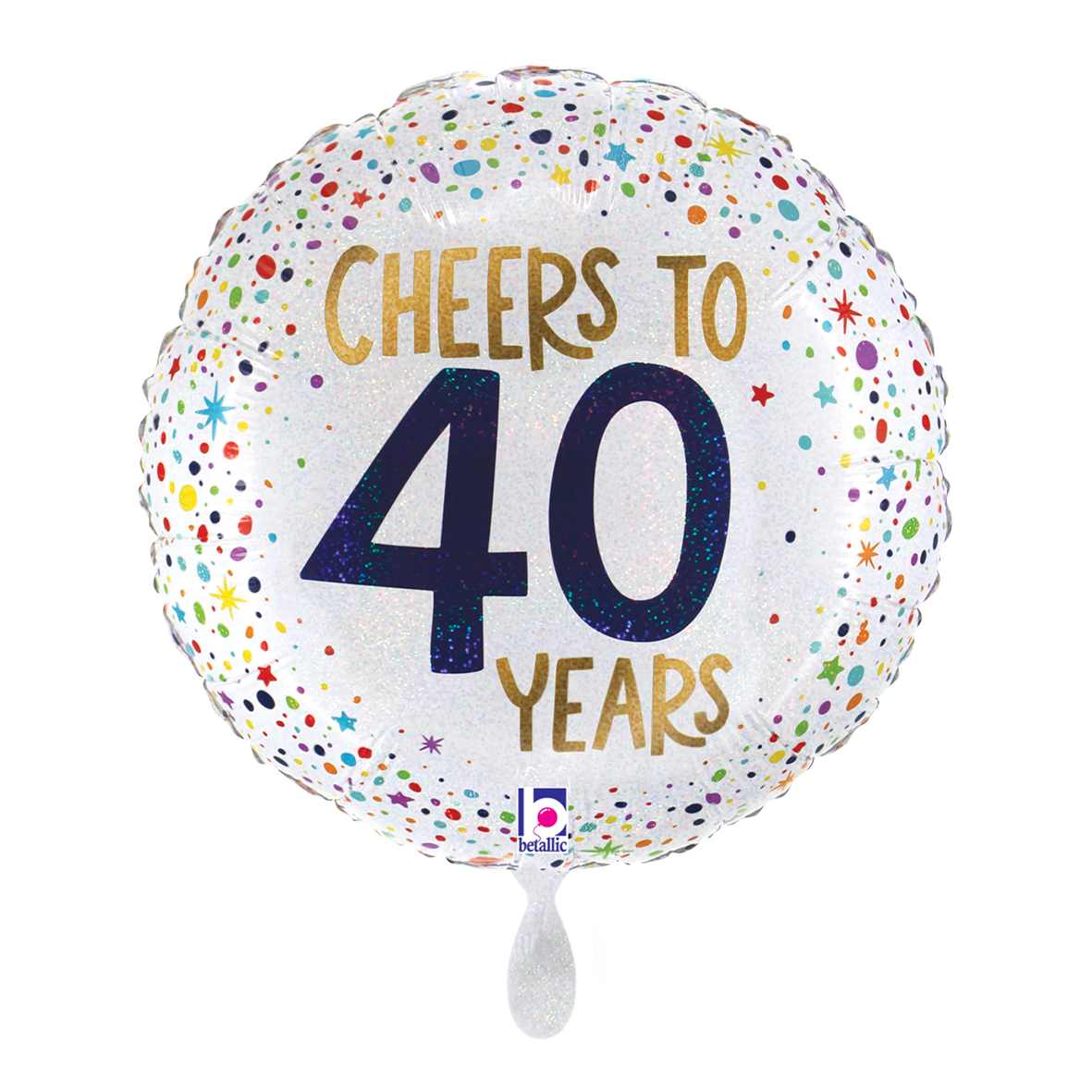 1 Ballon - Cheers To 40 Years