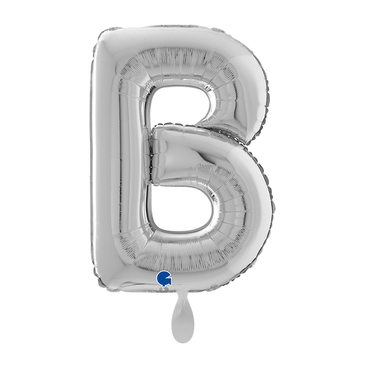 1 ballon XL - Lettre B - Argent