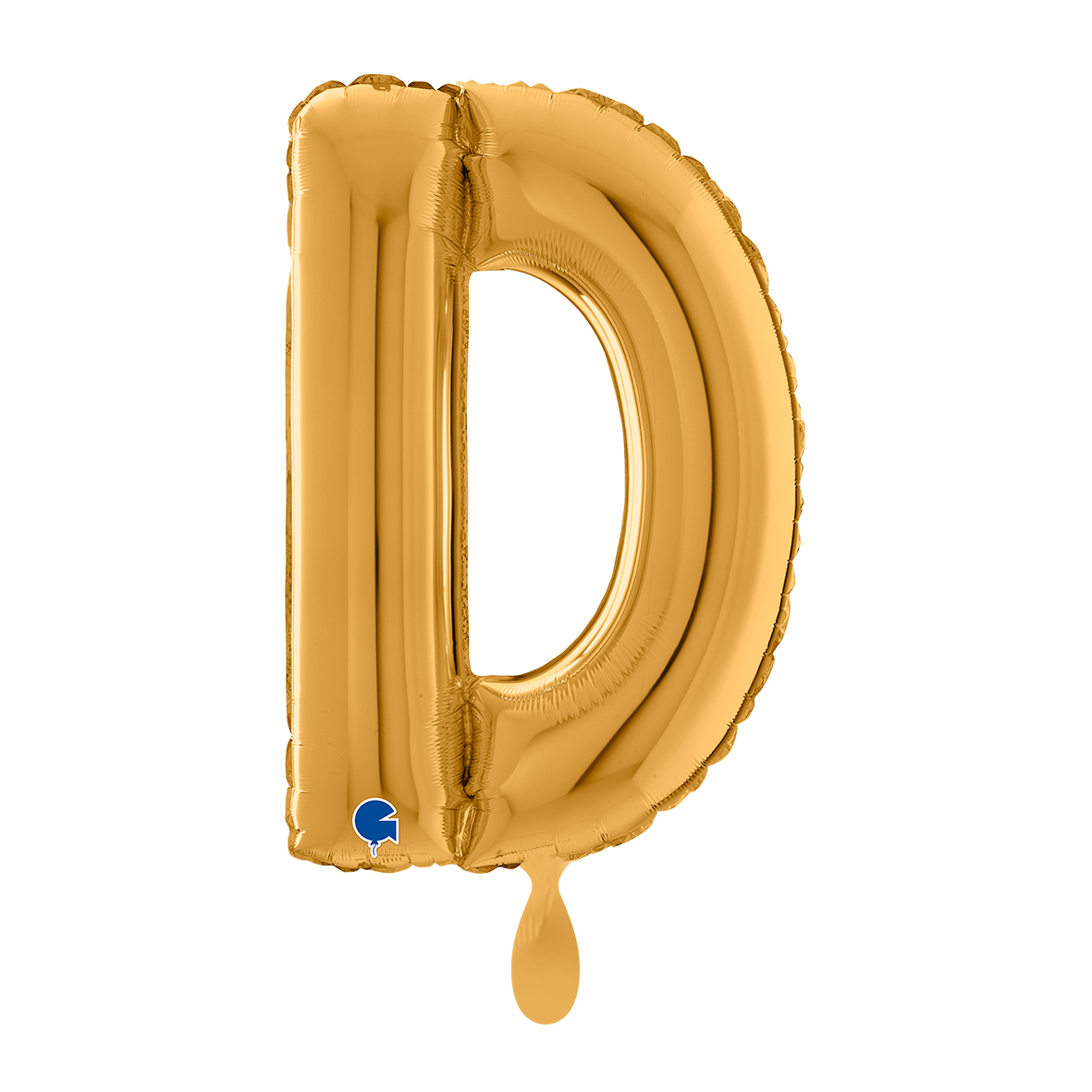 1 Ballon XL - Letter D - Goud