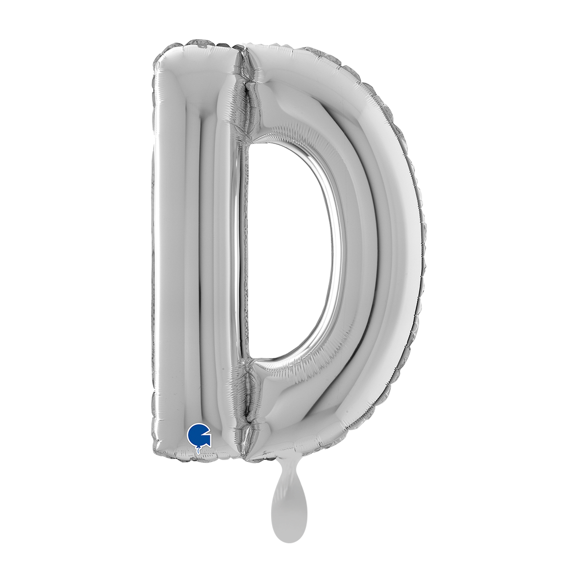 1 Ballon XL - Lettre D - Argent