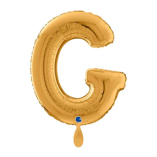 1 Ballon XL - Lettre G - Or