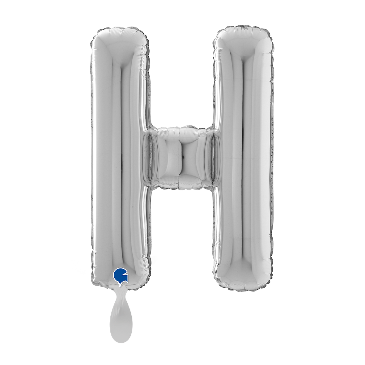 1 Ballon XL - Lettre H - Argent