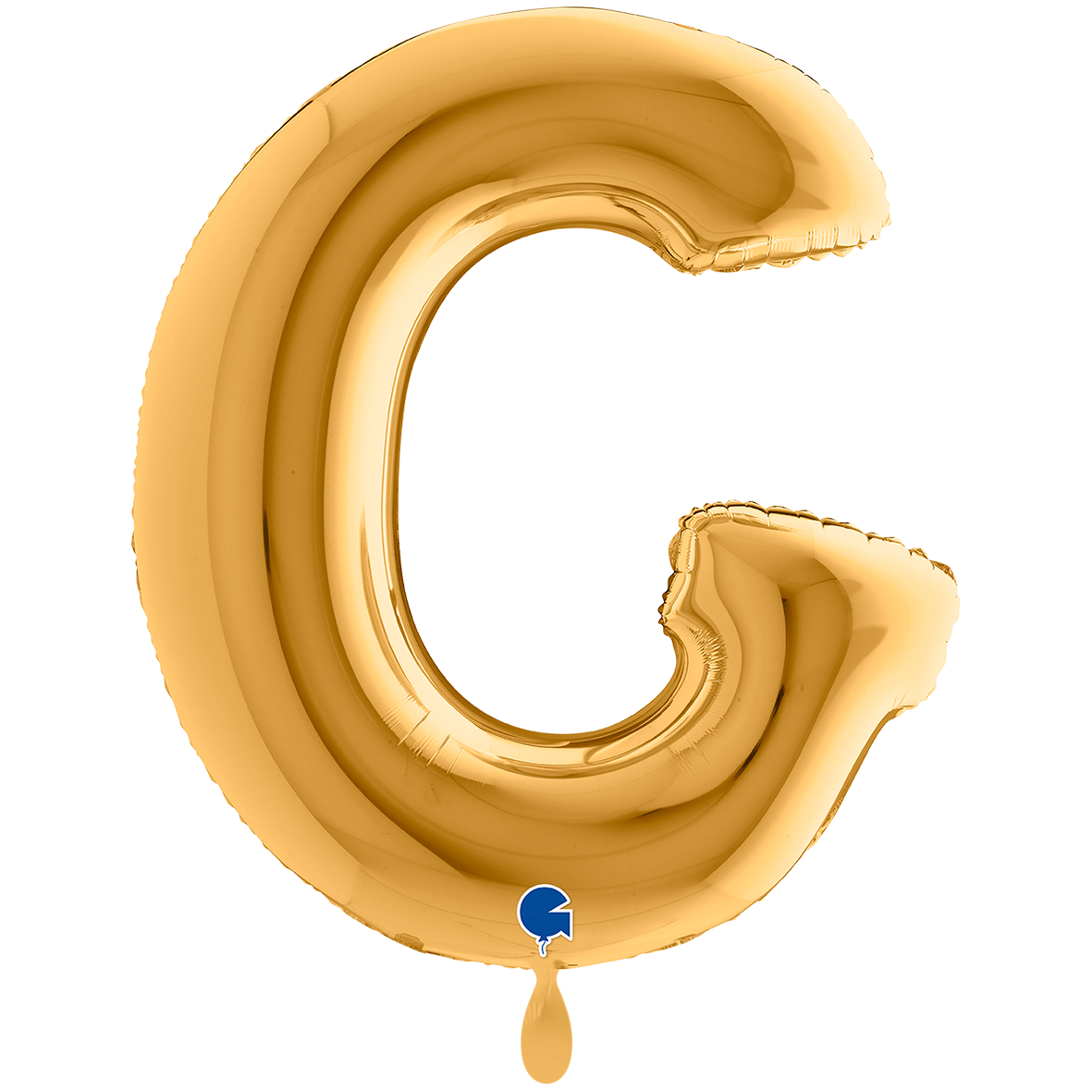 1 Ballon XXL - Letter G - Goud