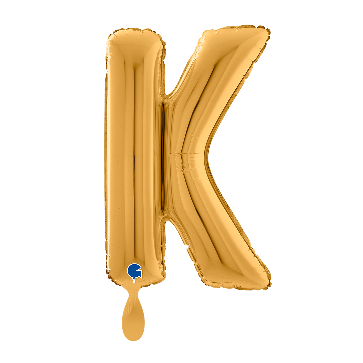 1 Ballon XL - Letter K - Goud