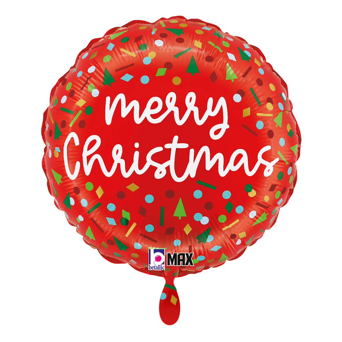 1 Ballon - Kerstconfetti
