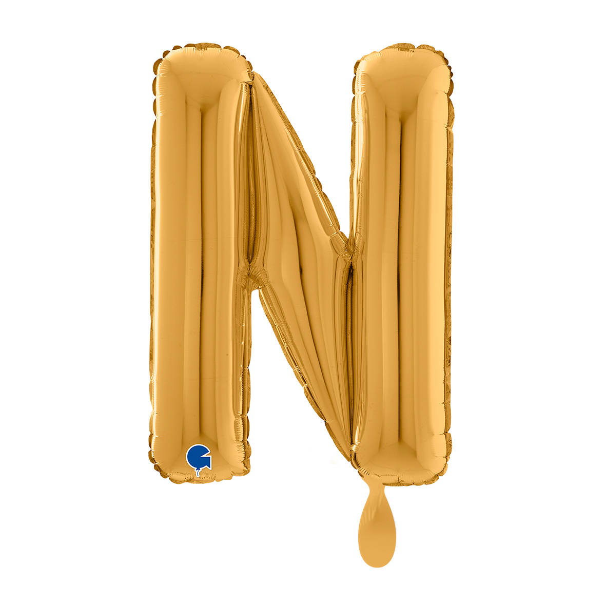 1 Ballon XL - Lettre N - Or