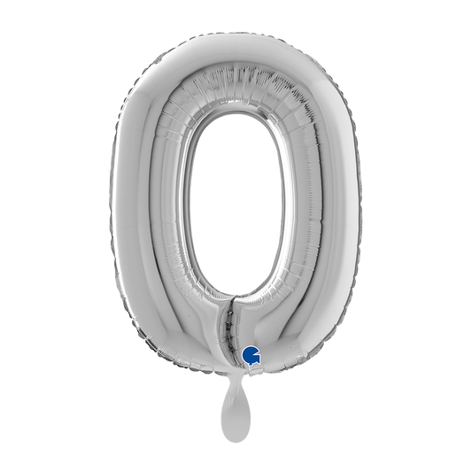1 Ballon XL - Lettre O - Argent