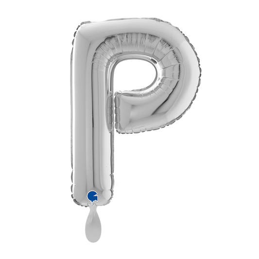 1 Ballon XL - Lettre P - Argent