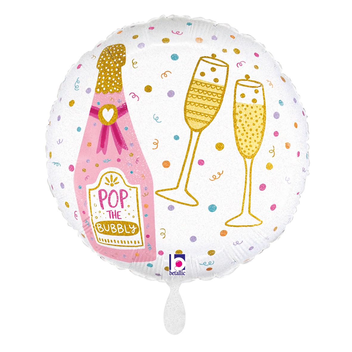 1 Ballon - Party Time Champagne