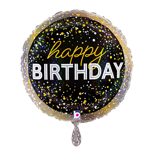 1 Ballon - Fête d'anniversaire métallique