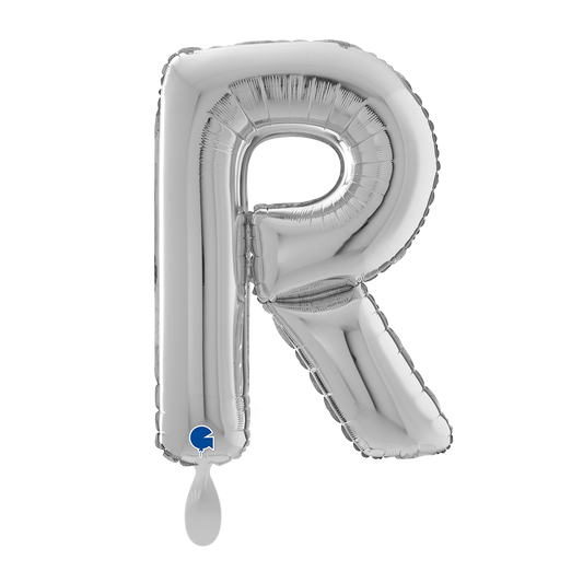 1 Ballon XL - Lettre R - Argent
