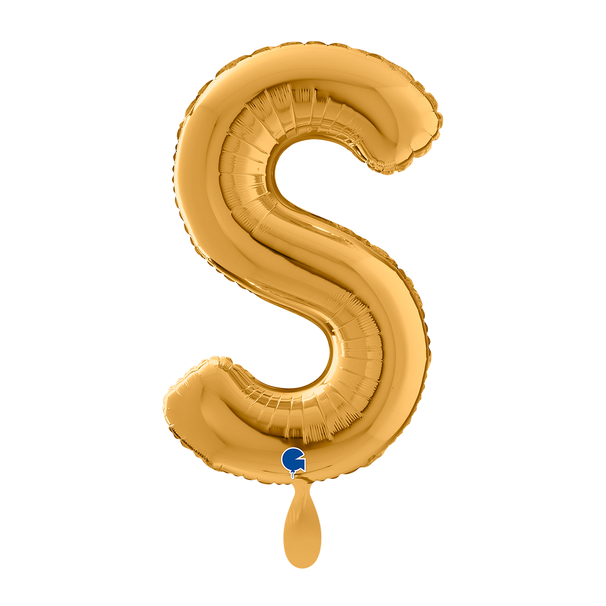 1 Ballon XL - Letter S - Goud