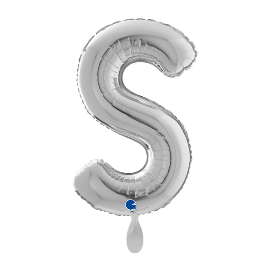 1 Ballon XL - Lettre S - Argent