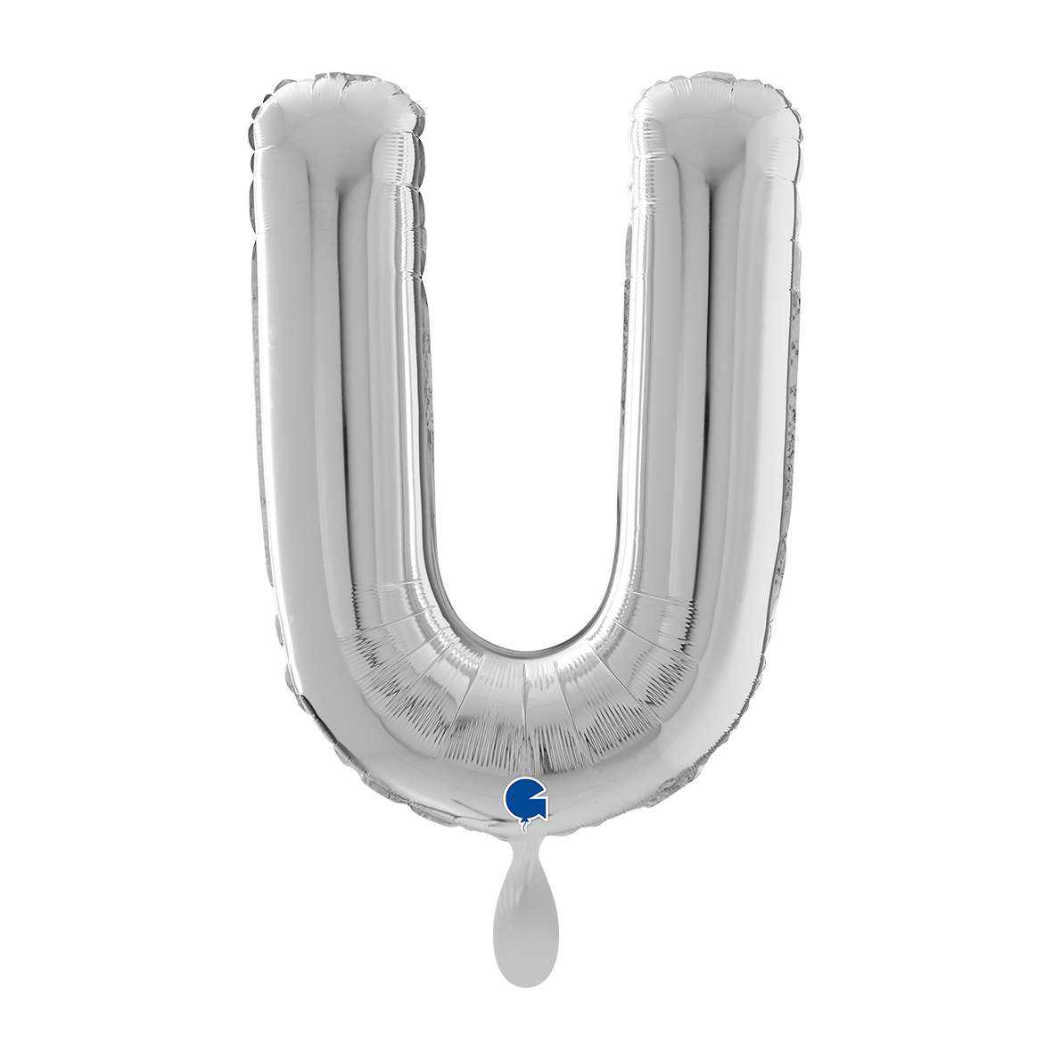 1 Ballon XL - Lettre U - Argenté