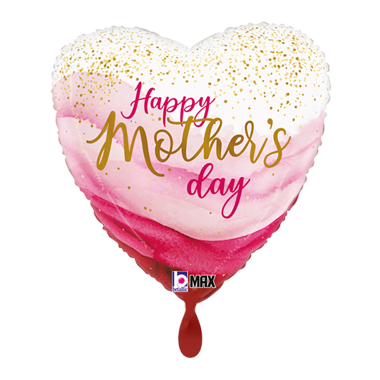 1 Ballon - Moederdag Mooi Roze